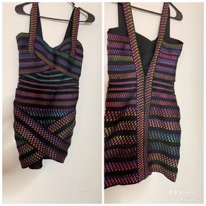 Rainbow Bandage Dress
